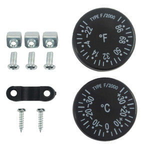 Appli Parts APRT-711 Refrigeration Mechanical Thermostat for Walk-in Coolers and Freezers with 2 Dial Reading Options, Fahrenheit -23 F to 94 F and Celsius -35 C to 35 C, Capillary Tube length 59 in with 4 in Bulb 16 A at 250 V