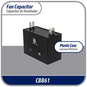 Appli Parts Condensador Capacitor de ventilador 2 mfd (microfaradios) uf 450VAC con conectores compatible con cualquier marca de igual capacitancia 3.7cm Ancho 1.5cm Profundidad 3.4cm Alto CAP-2-450