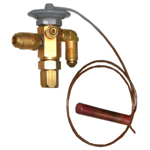 Appli Parts 2.5 Ton R-22 Thermostatic Expansion Valve 3/8 x 1/2 in SAE Connections External Equalization 1/4 in
