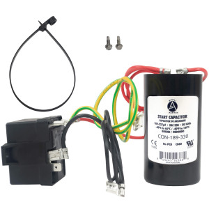 Appli Parts APHS-2 3.5 to 4.5 TON Hard Start kit 208-265 V, 1 Ph for air conditioner includes Capacitor 189-227mfd 330V and Potential Relay for Air Conditioner scroll and reciprocating compressors