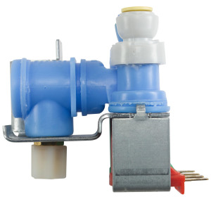 Whirlpool 4318046 Valvula de Agua Refrigerador incluye kit de conversion de conexion rapida a conectores roscables 
Sirve 2188542 2182106 TJWV8046 1022 2002182 3307 4210533 46004210533 627403 627431 627580 627859 627890 627937 627963 628164 628184 628185 