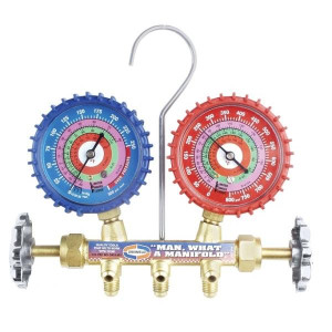 Juego Manometro Uniweld Completo R-410a/R-22/R-404a Con Mangueras 5ft (Psi-Kpa-C) Qs4l5h-5