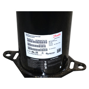 Danfoss HCP094T4LC6 7.8 tons 94.000 btu/h R407C Compresor Scroll para Aire Acondicionado 380-415/3/50, 460/3/60 (V/Ph/Hz) Descarga 7/8 pulg, Succion 1-1/8 pulg, ODF, Aceite PVE 121L0601, 121L0598 Remplaza 120U0581, 120U0601, HCM094T4LC6