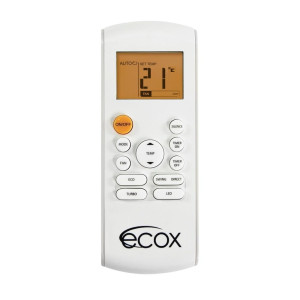 Mini Split De Pared 24.000btu R410 220v/60hz/1ph Inverter Hasta Seer 20 Wifi Opcional Ahri / Etl, Solo Frio, Rg57 Centigrado, Con Kit De Instalacion Ecox Edhm024c19b
