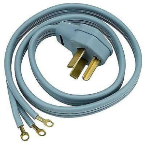 GE WX09X10004 Cable Secadora 1.80mts 6 Pies 30 Amp 3 Cables  Sirve WX9X4 WX9X4DS