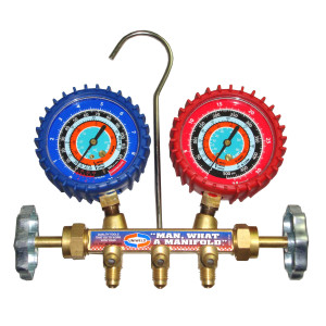 Uniweld Manifold (R507/ R404a/ R134a) 5ft Hoses Manifold