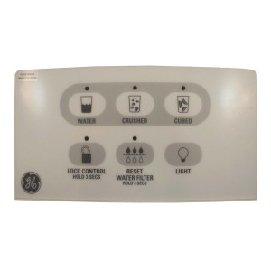 GE WR55X10518 Refrigerator Dispenser Electronic Board OEM part discontinued, compatible with WR55X10044 WR55X10051 WR55X10107 WR55X10147 WR55X10213 and other replacement models