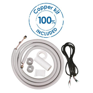 Mini Split de Pared 18.000btu R410 Frio Solo 230V/60Hz/1Ph Inverter SEER 21 EER2 11.3 Rg10A Wifi Opcional AHRI Cert.207335064 ETL Ecox EDIM018C21B
