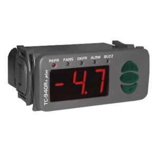 Full Gauge TC-940RiL Plus Controlador Electronico para Congelacion. 2 Sensores, 4 Salidas, 1 Entrada Digital, 12V, Compatible con Sitrad