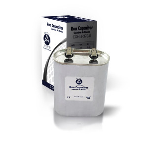Appli Parts Condensador Capacitor de Marcha 35 Mfd uF (microfaradios) 370VAC CBB65 Universal Aire acondicionado y otras aplicaciones Ovalado UL E476928 5.1cm Ancho 2.5cm Prof 7.6cm Alto CON-35-370