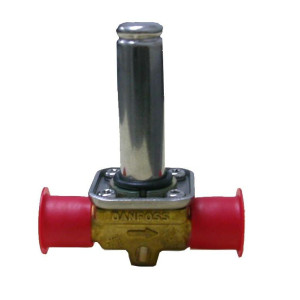 Danfoss 032L8098 Valvula Solenoide  5/8 pulg, EVR 10, Flare, Solo Cuerpo