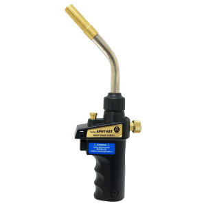 Appli Parts APHT-6ST Soplete Boquilla de Soldar con encendedor y seguro, Antorcha, Lampara para soldadura blanda o fuerte con Mapp o Propano para uso de plomeria electricidad refrigeracion aire acondicionado y mas