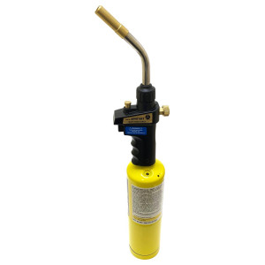 Appli Parts APHT-6ST Soplete Boquilla de Soldar con encendedor y seguro, Antorcha, Lampara para soldadura blanda o fuerte con Mapp o Propano para uso en refrigeracion, aire acondicionado y mas