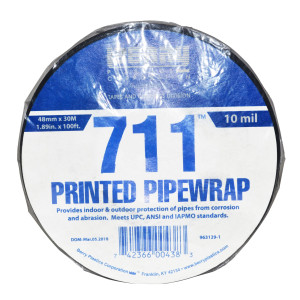 Tape Cinta proteccion de tuberias 1.9inx100ft (48mmx30m) 10mil Berry 711 