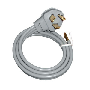 GE WX09X10002 Genuine OEM Dryer Power Cord 4 Feet 30 Amp 3 Wires 125v-250v 10/3 Srdt UL 
Fits: WE8X38 WX9X1 WX9X2 WX9X2DS