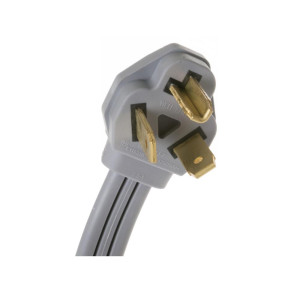 GE WX09X10002 Cable De Corriente Secadora (1.22mts/ 4 Pies) 30 Amp 3 Cables 125v-250v 10/3 Srdt UL  Sirve WE8X38 WX9X1 WX9X2 WX9X2DS