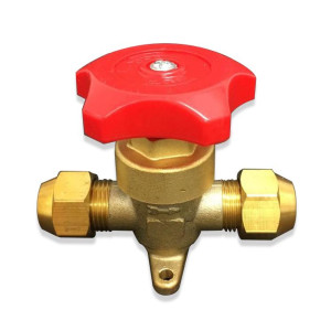 Appli Parts APSV-14 1/4 in SAE Shut Off Valve Male Flare 
