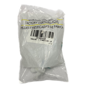 Valvula de llenado doble entrada 2 vias Lavadora Whirlpool W10894039 W11179274 W10530081