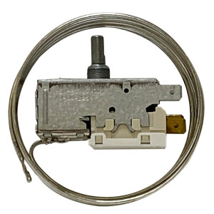 Ranco K50P-1127-001 Termostato SPST Cold Cut-In 5C Cold Cut-Out 2C Warm Cut-In 13C Capilar 1200mm 47-1/4pulg Refrigerador Botellero 