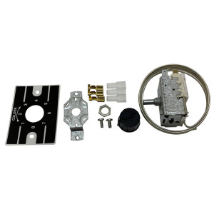 Ranco K50P-1127-001 Termostato SPST Cold Cut-In 5C Cold Cut-Out 2C Warm Cut-In 13C Capilar 1200mm 47-1/4pulg Refrigerador Botellero 