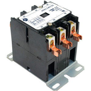 Contactor 3 Polos 40A 120V repuesto para compresores de CA y otras aplicaciones electricas Certificacion UL 476929 de Trabajo Pesado, Appli Parts modelo APAC-340120