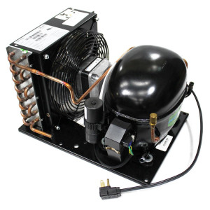 Danfoss MCGB0033R60000B 1/3HP+, R134a Condensing Unit for Refrigeration, Copper Coil Aluminum Fins MBP 115/1/60 (V/Ph/Hz) 1 Fan,Fractional Compressor NF11FX, 114N0004