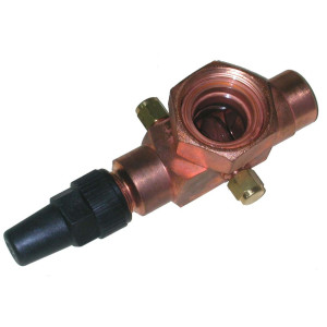 Danfoss 8168030 V05 1-1/4 in Rotolock x 7/8 ODF, Service Valve for Compressors