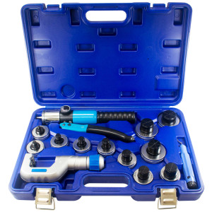 Appli Parts APT-FT300L Hydraulic Expander Swaging Tool, Tube Cutter and Deburring Tool Kit for 3/8 to 1-5/8 in Outer Diameter Tube for Copper, Aluminum and other Soft Metal Pipe