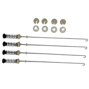 Whirlpool W910010044 Suspension Spring Kit  Fits: W10780048 W10257088 W10349191 W10257087 W10349193 W10748952 W10821948 W10257088