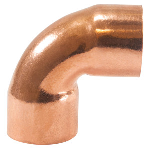 Appli Parts AP-C058 Codo de 90 grados giro Corto 5/8 in, Accesorios de tuberia de cobre CxC Conexiones soldadas para aplicaciones de refrigeracion, aire acondicionado y plomeria Tuberia ACR y tipo L