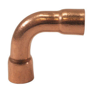 Appli Parts AP-C014L Codo de 90 grados giro Largo 1/4 in, Accesorios de tuberia de cobre CxC Conexiones soldadas para aplicaciones de refrigeracion, aire acondicionado y plomeria Tuberia ACR y tipo L