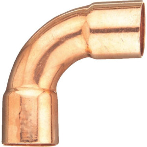 Appli Parts AP-C058L Codo de 90 grados giro Largo 5/8 in, Accesorios de tuberia de cobre CxC Conexiones soldadas para aplicaciones de refrigeracion, aire acondicionado y plomeria Tuberia ACR y tipo L