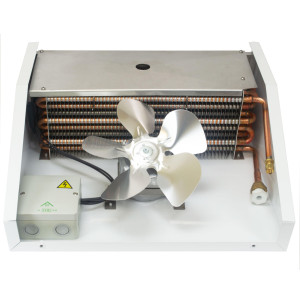 Oyon OEJ-1D-1 Evaporador para Cuarto Frio 2966 Btu/h Media, 2170 BTU/h Baja, Descongelamiento Electrico, 110V/1Ph/60Hz UL SA44779