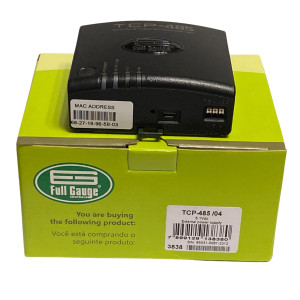 Full Gauge TCP-485 Converter (RS-485, Ethernet RJ-45) 1 Cable, Power Transformer-Cable for Interface with SITRAD