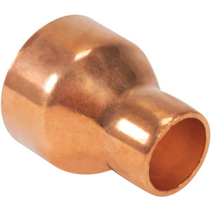 Appli Parts AP-R118058 Reductor de Cobre de 1-1/8x5/8 pulg Conexiones CxC soldadas para aplicaciones de refrigeracion, aire acondicionado y plomeria Tuberia de cobre ACR y Tipo L
