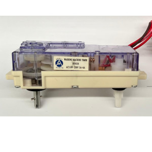Appli Parts 83028 Timer Washing Machine 4 Cables 2 Knobs, Clear, replaces LG, Samsung, Daewoo, Nisato, Daka, Sankey, Pulley, Hitachi y otras marcas