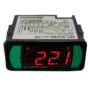 Full Gauge MT-543E Plus Controlador Electronico para Refrigeracion y Calefaccion. 1 Sensor, 4 Salidas, 110/220V, Compatible con Sitrad