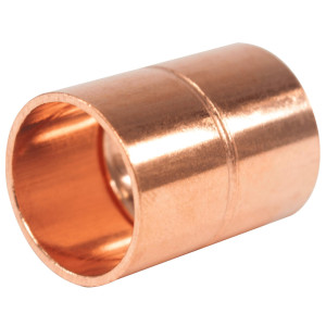 Appli Parts AP-A012 1/2 pulg Anillo de Cobre Accesorio de tuberia de cobre CxC Conexiones soldadas para aplicaciones de refrigeracion, aire acondicionado y plomeria Tuberia de cobre ACR y tipo L