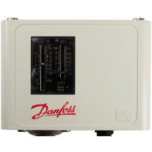 Danfoss 060-110191 Presostato KP1 de Baja, Auto Reset 060-110191 060-110166 IP44 Flare 1/4