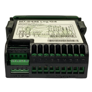 Full Gauge MT-543E Log Controlador Electronico para Refrigeracion y Calefaccion. 1 Sensor, 4 Salidas, Datalogger, 110/220V, Compatible con Sitrad