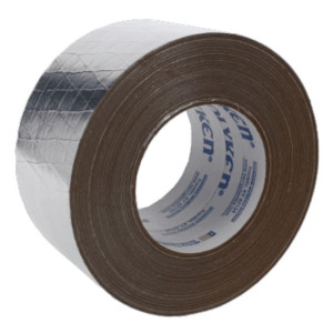 Tape/Cinta De Aluminio Para Ducteria 3 pulg X 50 yds Polyken Fsk Reforzado