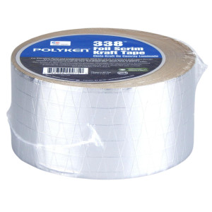 Tape/Cinta De Aluminio Para Ducteria 3 pulg X 50 yds Polyken Fsk Reforzado