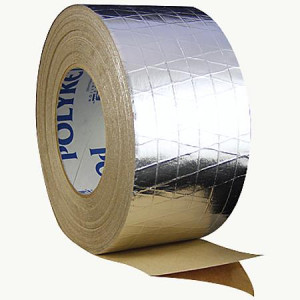 Tape/Cinta De Aluminio Para Ducteria 3 pulg X 50 yds Polyken Fsk Reforzado