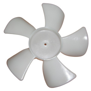 Appli Parts APFB-450 4 in Plastic Fan Blade CCW 1/8 in Shaft, 5 Blades fits WR60X114AP, motor 317