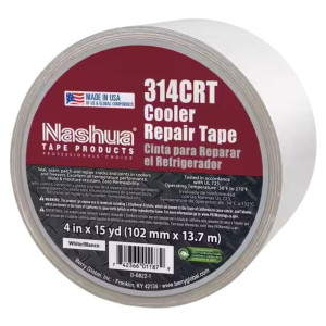 Tape/Cinta Para Reparar Cuartos Frios Blanco (4inX15yds) Nashua 314crt