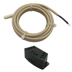 Full Gauge MT-512E Log Controlador Electronico para Refrigeracion y Calefaccion. 1 Sensor, 1 Salida, 110/220V Compatible con Sitrad