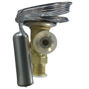 Danfoss 068Z3400 1/6 - 4.5TR Cuerpo de Valvula de Expansion, T 2,  R404A,R507A, 3/8x1/2 pulg, Flare Roscable, Ecualizacion Interna, Single-flow, -40 a 10 C, Capacidad determinada Segun Orificio, Producto Identico 0608Z3542