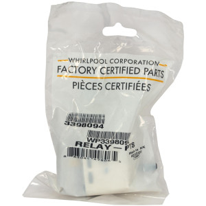 Whirlpool WP3398094 Genuine OEM Switch Push to Start Relay for Dryer 3 Pins Fits: 3398094