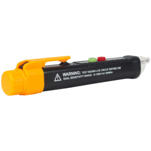 Appli Parts APET-TE1 Non Contact AC Voltage Tester Pen with LED Flashlight and Buzzer Alarm, for Live and Neutral Wire Detection in AC 12-1000V Circuits
