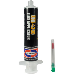 Uniweld UNI-4300 P4KD9S Kit de Soldadura de Alumino Incluye 10 pies de Soldadura, fundente de 2oz y Aplicador de Fundente con Punta Metalica